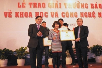 16/1 trao giải thưởng báo chí về KH&CN 2013